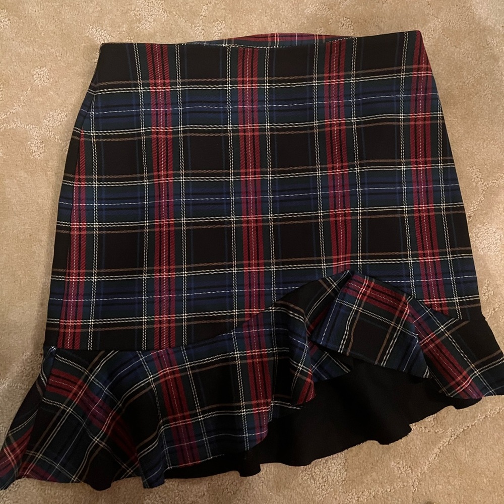Zara plaid skirt